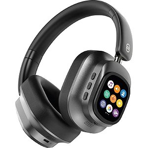Fone de ouvido sem fio Joog Sense Pro SD10 Hybrid ANC Controle por Toque Magnético LCD - Prata