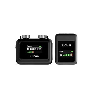 Microfone Sem Fio Sjcam M1 (1TX+1RX) - Preto