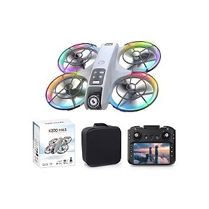 Drone Hetzer K200 Max Controle com Tela - Cinza