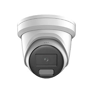 Câmera de Vigilância IP Hikvision Turret S-2CD2327G2-L Colorvu 2 MP - Branco/Preto