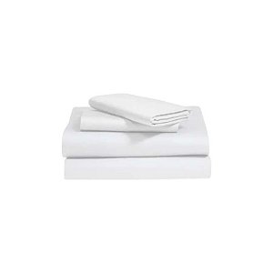 Jogo de lençóis Soho Deluxe SSQ400TENOWH 400H Queen Size Branco 4 Peças