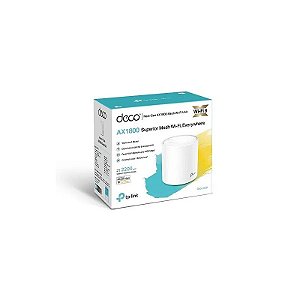 Roteador Mesh TP-Link Wifi 6 Deco X20 (1 Peça) Malha Residencial Completa AX1800