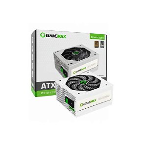 Fonte 1050W Gamemax GM-1050 80P Prata Semi-Modular Branca