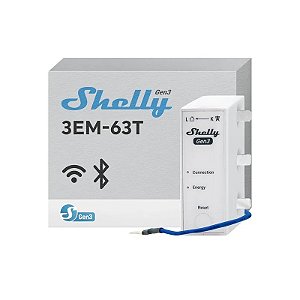 Interruptor Inteligente Shelly 3EM-63T GEN3 FG3800235261941