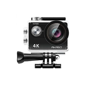 Câmera de Ação Akaso EK7000 - 4K - 20MP - Wi-Fi - Preto