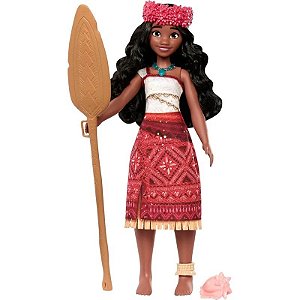 Boneca Singing Adventure Moana Disney Moana 2 Mattel - JBT38
