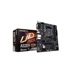 Placa Mãe Gigabyte A520M DS3H Ac DDR4 Socket AMD AM4 Chipset A520 Micro ATX