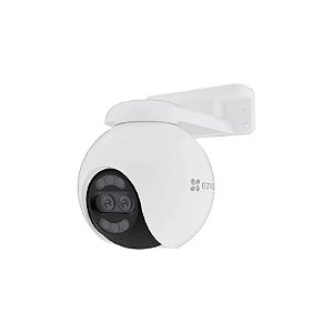 Câmera IP WiFi Ezviz CS-H80X 8MP+2MP Lente Dupla 4K 4MM Externa