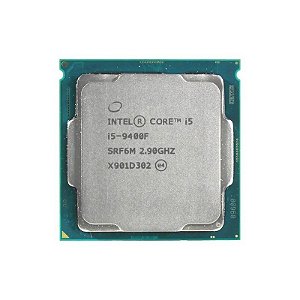 Processador OEM Intel 1151 i5 9400F 2.9GHZ sem estojo térmico, sem ventoinha, sem pasta térmica