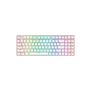 Teclado Gamer Sem Fio Redragon K736W Pro M Nephrite Inglês - Branco