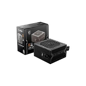 Fonte 750W MSI Mag A750BN 80+Bronze PCI-Exp 5.0 306-7ZP2C12-CE0