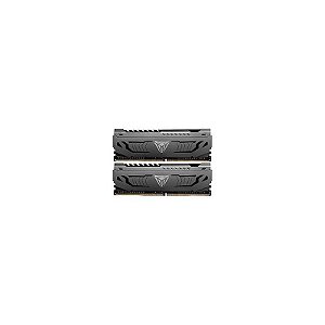 Pentes de Memória Ram Patriot Viper Steel DDR4 8GB (2X4GB) 3200MHZ - Cinza (PVS48G320C6K)