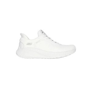 Calçado Skechers Slip-Ins Bobs Sport Squad Feminino Branco 9