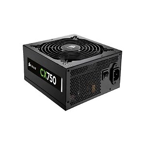 Fonte de Alimentação Corsair ATX 750W CX750 80 Plus Bronze (CP-9020279-BR)