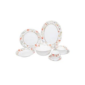 Jogo de Pratos de Porcelana 38 Peças