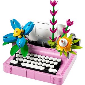 Jogo Lego Creator Typewriter with Flowers 3em1 - 31169 (363 Peças)