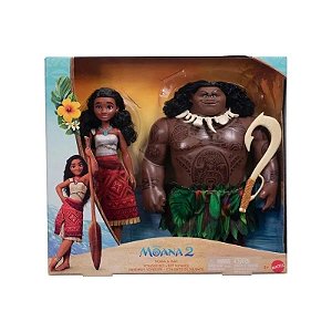 Muñecos Moana & Maui Voyager Set Disney Moana 2 Mattel - JDD42