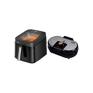 Kit de Fritadeira Airfry Electrobras EBAF-70-TV 220V + Waffle EBWF-02 220V