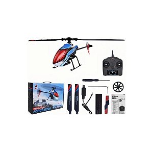Helicóptero Elétrico Automodelo Real Fight FORCE-K200 - 2.4 GHZ - 600MAH - Preto