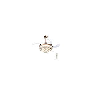 Ventilador de Teto Satellite A-FAN8101 com Luminária 66W / Bivolt - Dourado