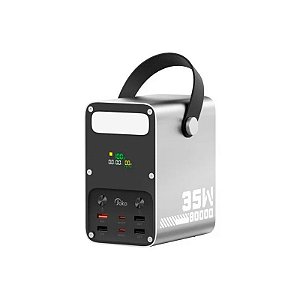 Carregador Port. Joko J52 80000MAH USB 22.5W Metal Power Supply c/Lanterna