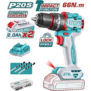 Furadeira Sem Fio PS20 20V Total - TIDLI20668 (220V 50/60Hz)