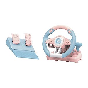 Volante de Corrida para Games PXN V3Pro Azul/Rosa