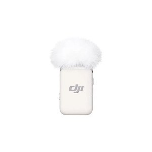 Microfone Sem Fio Dji Mic 2 DMT02 - USB-C - Bluetooth - Recarregável - Branco Pérola
