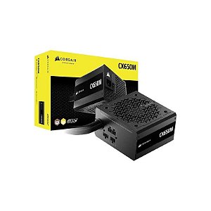 Fonte Corsair 650W CX650M Semi Modular CP-9020310-NA