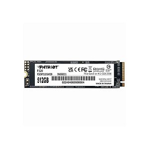 Disco SSD M.2 Nvme Patriot P320 P320P512GM28 2200-3000MB/s 512 GB - Preto