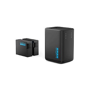 Carregador Duplo + 2 Baterias Gopro Max AEDBD-201