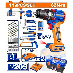 Kit de Ferramentas Wadfow WDT4B119 - (119 peças)