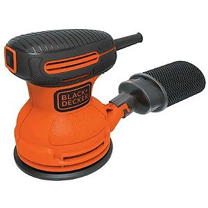 Lixadeira Roto Orbital Black+Decker 5" BDERO100-B2C 180W 220V/50Hz