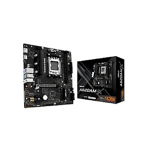 Placa-Mãe Asrock A620AM-X AM5 DDR5 Micro-ATX