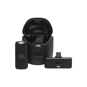 Microfone Sem Fio JBL Quantum Stream USB-C Preto