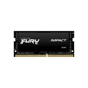 Memória RAM DDR4 So-DIMM Kingston Fury Impact 3200 MHz 8 GB KF432S20IB/8 - Preto