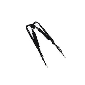 Alça Dupla de Couro Preta YunzII Strap