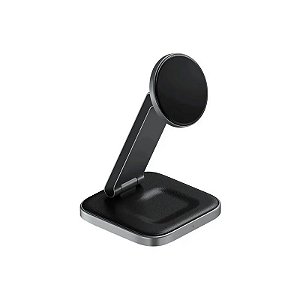 Carregador Satechi ST-Q21FM Sem Fio com Suporte para Carro - Preto