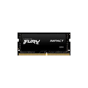 Memória Kingston Fury Impact para Notebook, DDR4 8GB (1X8GB), 3200MHZ, So-DIMM, KF432S20IB/8, Preto