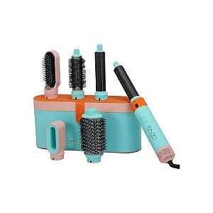 Kit Modelador de Cabelo Enzo Professional EN-4140B 6 Em 1 1400 W 220V - Azul