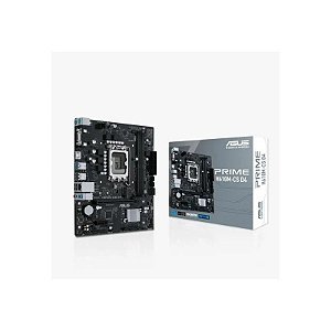 Placa Mãe Intel 1700 Asus H610M-CS Prime D4 Chipset H610 DDR4 Matx