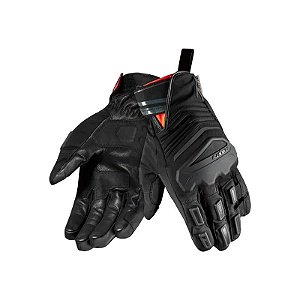 Luva para Motociclista Seventy Degrees SD-T13 Aspen Light - Tamanho XL - Preto/Vermelho