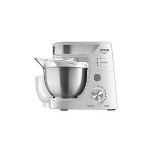 Batedeira Planetária Mondial Premium Inox BP-02P-W 4,5L 700W 220V Branco/Prata