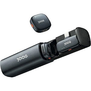 Microfone sem fio para smartphone Joog MicPro VX1 USB-C - Preto