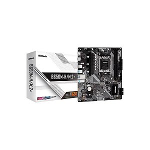 Placa Mãe Asrock B650M-H/M.2+ 2XDDR5 Soquete AM5 Chipset AMD B650 Micro ATX
