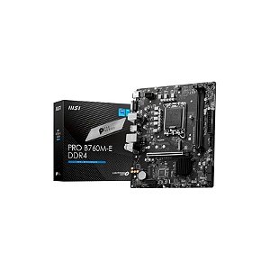 Placa-mãe MSI B760M-e Pro DDR4/HDMI/VGA/USB2.0 MB 1700
