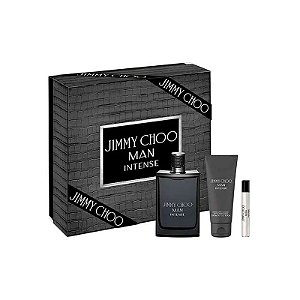 Kit Perfume Jimmy Choo Man Intense 100ML Eau de Toilette + 7,5ML + Sabonete 100ML Eau de Toilette