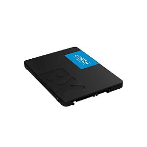 SSD de 500GB Crucial BX500 CT500BX500SSD1 550 MB/s de Leitura - Preto