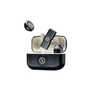 Microfone Sem Fio Hollyland Lark M2 2TX+1RX Lightning Preto