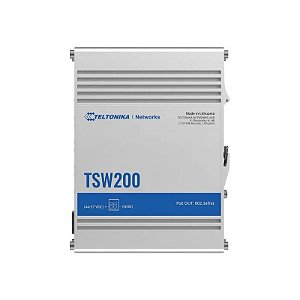 Chave Industrial Teltonika TSW200 Gigabit/2SFP/Poe+ - Branco